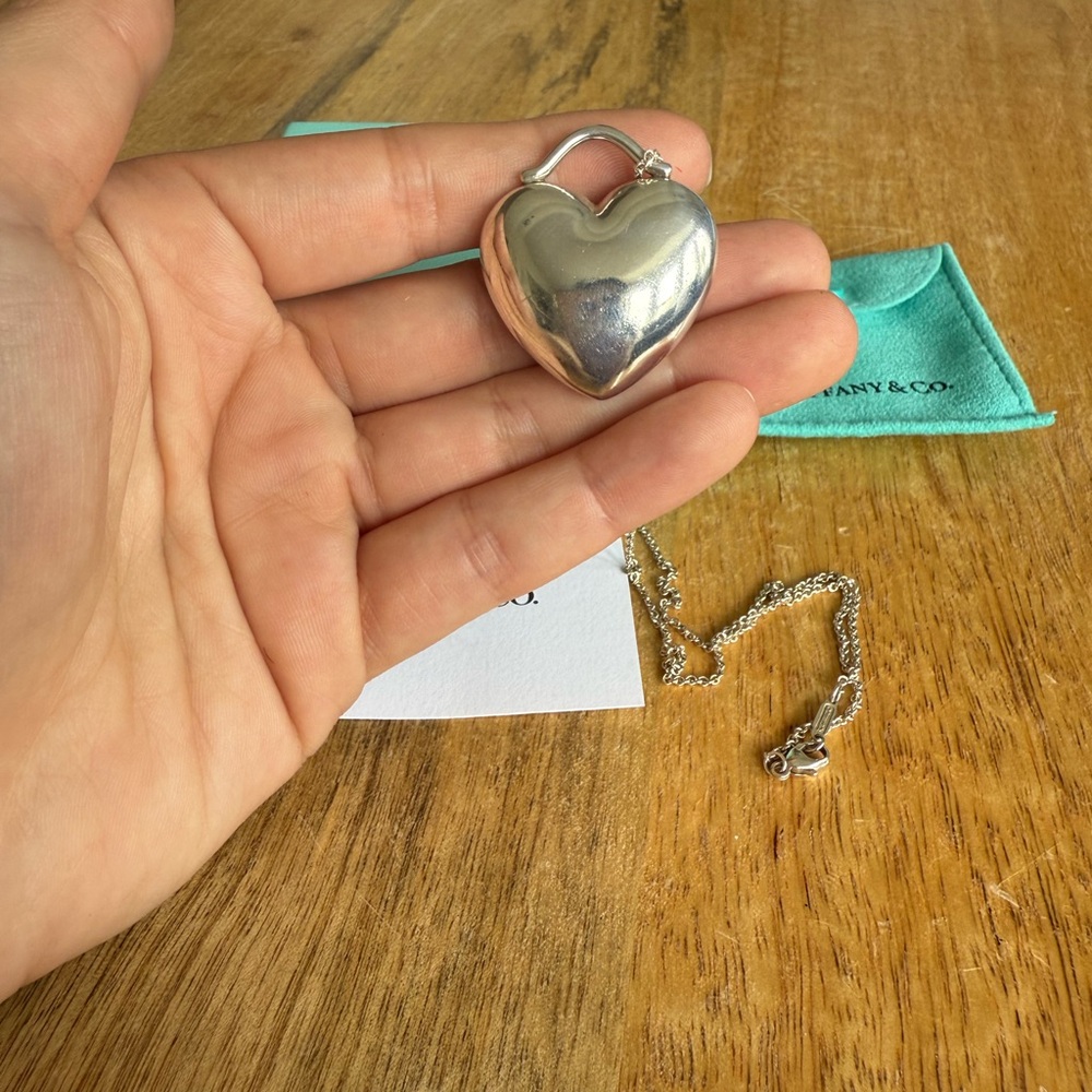 Tiffany & Co. Puffy Heart Pendant Necklace - Picture 2 of 5